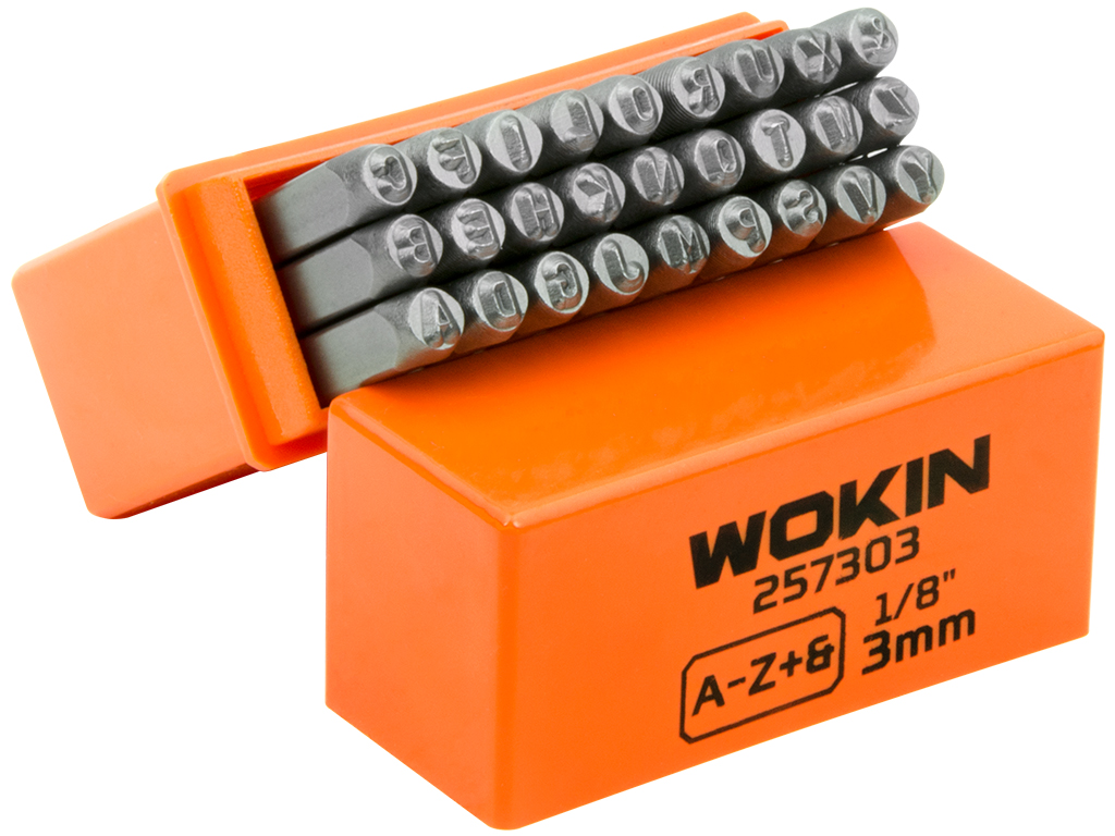 Steel Punch Stamp Die Set Metal Tool Letters (A-Z) 27-Piece